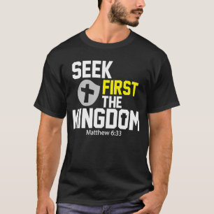 Zuerst das Königreich Gottes Christliche Bibel ver T-Shirt