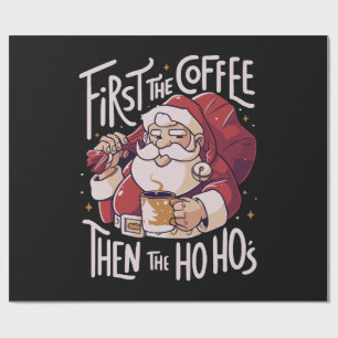 Zuerst der Kaffee, dann das HOHO Geschenkpapier