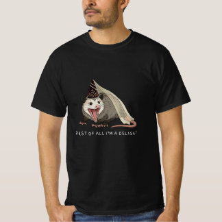 Zuerst einmal bin ich ein entzückendes sarkastisch T-Shirt