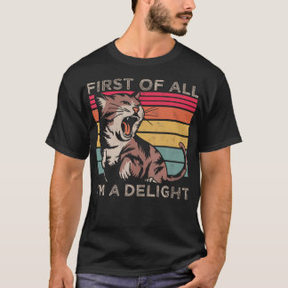 Zuerst einmal bin ich ein Vergnügen Sarkastisch Lu T-Shirt