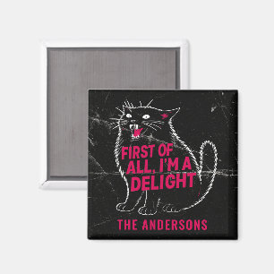 Zuerst einmal bin ich eine Freude brüllende schwar Magnet