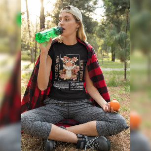 Zuerst Fakten prüfen, dann argumentieren - Florale T-Shirt