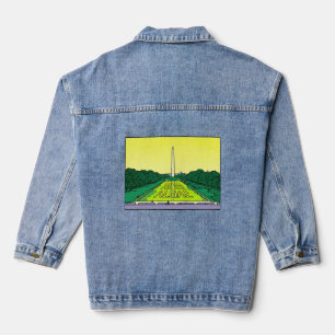Zuerst kamen sie für das Algen-DC-Reflektionsbecke Jeansjacke