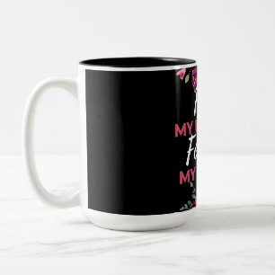 Zuerst meine Mutter für immer mein Freund Zweifarbige Tasse