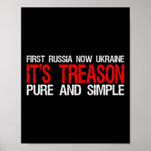 Zuerst Russland, jetzt Ukraine. Das ist Verrat, pu Poster