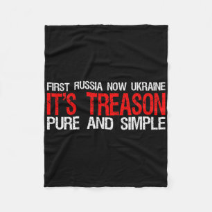 Zuerst Russland, jetzt Ukraine. Es ist Verrat, pur Fleecedecke