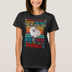 Zuerst stehlen Sie Ihr Niedliches Herz dann Bett u T-Shirt