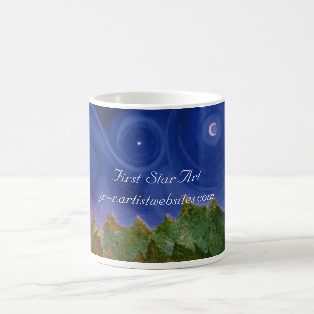 Zuerst Stern-Kunst Kaffeetasse (Mittel)