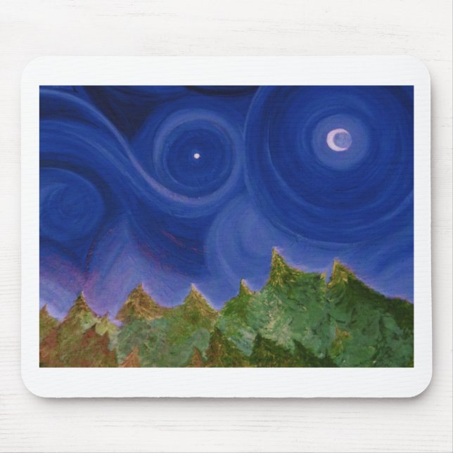 Zuerst Stern-Kunst Mousepad (Vorne)