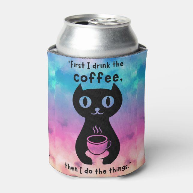 Zuerst trinke ich Kaffee, dann mache ich das Ding Dosenkühler (Kanne Vorderseite)