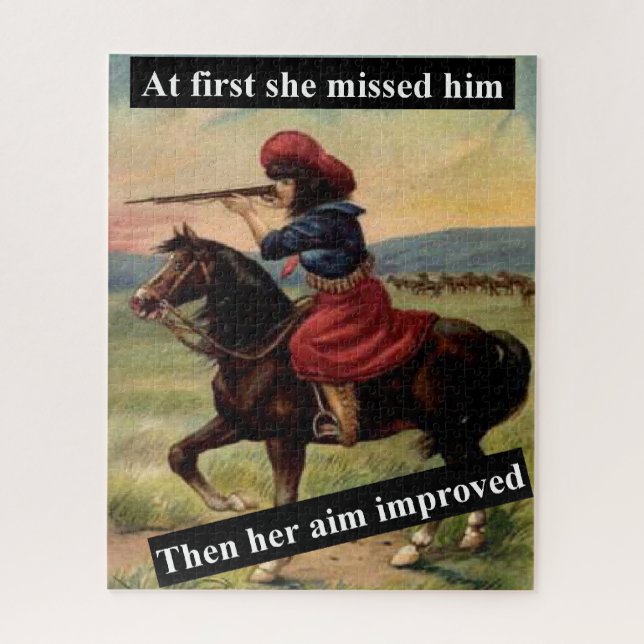 Zuerst verfehlte sie ihn. Dann verbesserte sich ih (Vertikal)