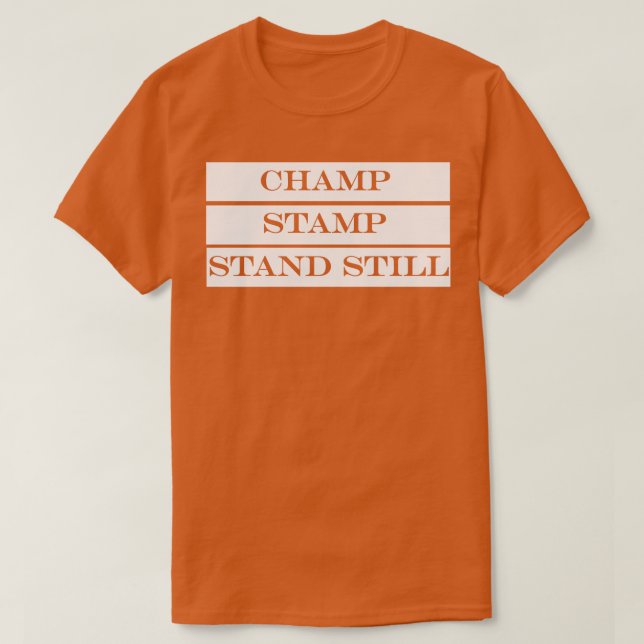 Zuerst zaubern sie dann Briefmarke, dann stehen si T-Shirt (Design vorne)