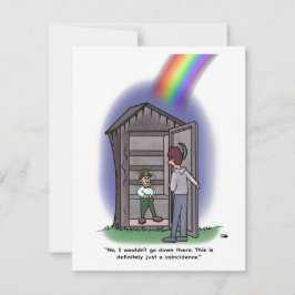 Zufall Postkarte