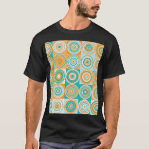 Zufällige Farbkreise: künstlerischer Hintergrund. T-Shirt