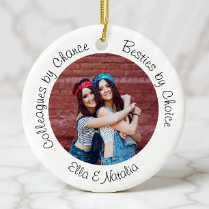 Zufällige Kollegen, beste Freunde nach Wahl - Foto Keramik Ornament