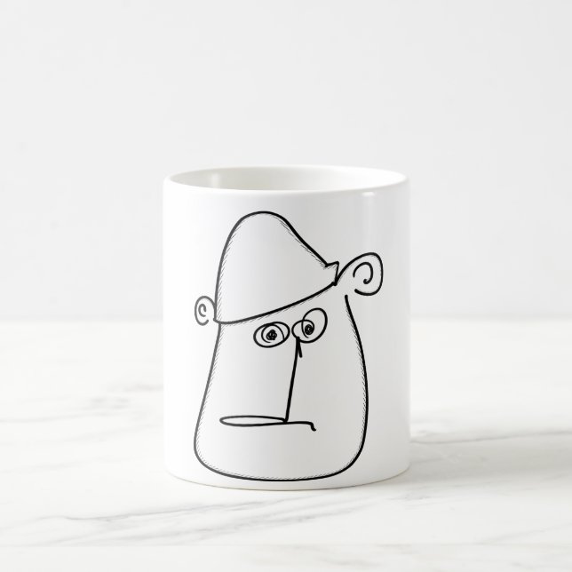 Zufälliger Typ Kaffeetasse (Mittel)