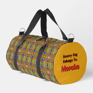 Zufälliges Chaos Multi-Farben Groovy Duffle Bag