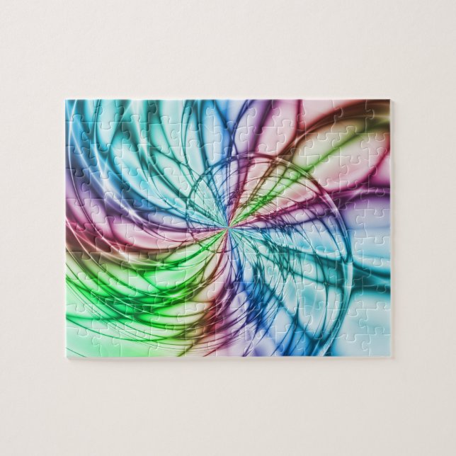 Zufälligkeit | Multicolor Fraktal Art (Horizontal)