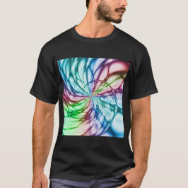 Zufälligkeit | Multicolor Fraktal Art T-Shirt
