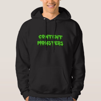 ZUFRIEDENE MONSTERklassischer SCHWARZER HOODIE