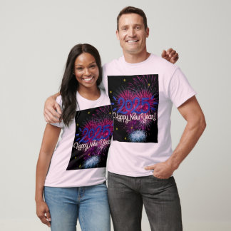 Zufriedener Newyear-T - Shirt 2025