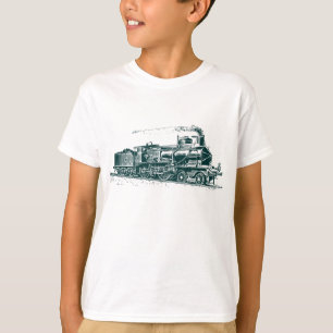 Zug 03 - Dunkelgrün T-Shirt