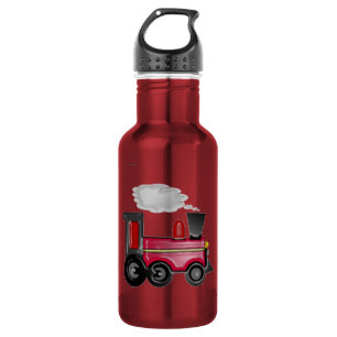 Zug 3D Cherry Red Trinkflasche