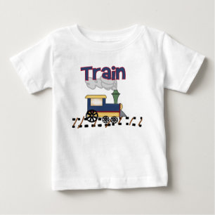 Zug auf Bahn Baby T-shirt