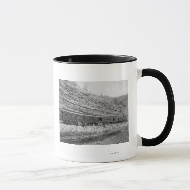 Zug auf Burlington und Missouri Tasse (Rechts)