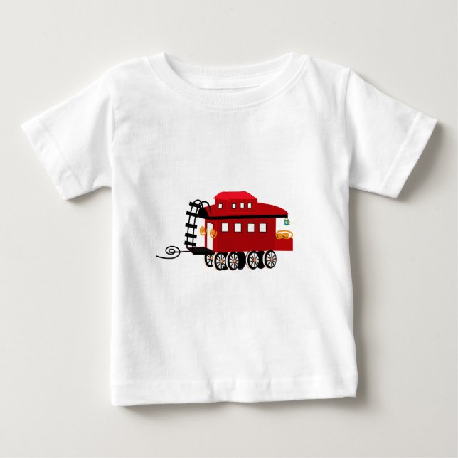 Zug Baby T-shirt (Vorderseite)