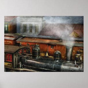 Zug - Bahnhof II Poster