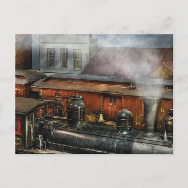 Zug - Bahnhof II Postkarte (Vorderseite)