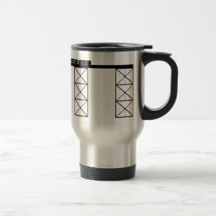 Zug-Brücke Reisebecher