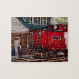 Zug - Caboose - Ende der Strecke