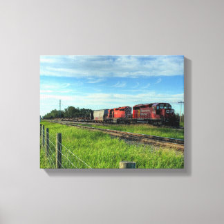 Zug Canadian Locomotive Leinwanddruck