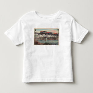 Zug-D Tippecanoe/kreuzenTippecanoe Fluss Kleinkind T-shirt