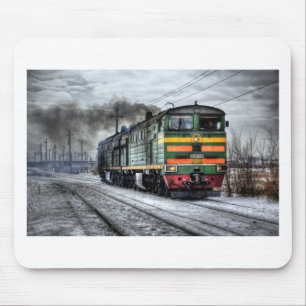 Zug-Dampf-Eisenbahn Steampunk Motor-Schicksal Mousepad