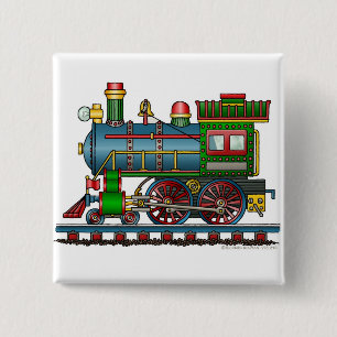 Zug-Dampf-Motor Choo Choo Buttone Button