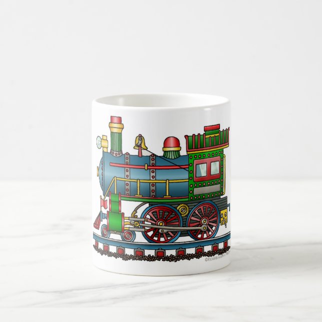 Zug-Dampf-Motor Choo Choo Kaffeetasse (Mittel)