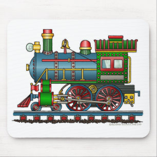 Zug-Dampf-Motor Choo Choo Mausunterlage Mousepad