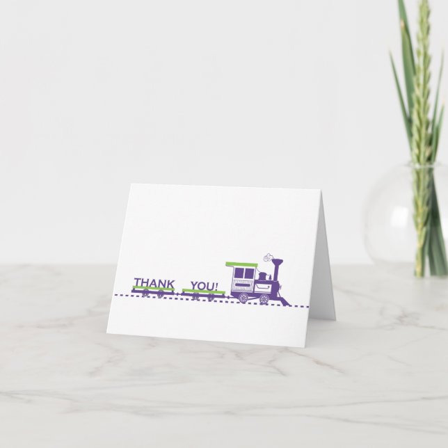 Zug dank Karte (Vorderseite)