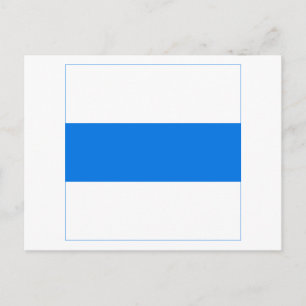 Zug-Flagge Postkarte