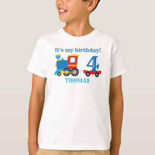 Zug Geburtstagsjunge T-Shirt