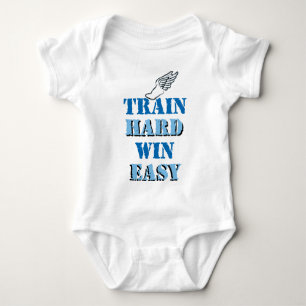 Zug-harter Gewinn einfach - Leichtathletik Baby Strampler