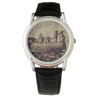 Zug - Kronenschutz, schwarze Lederüberwachung Armbanduhr