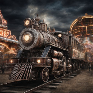 Zug Lokomotive Dampflokomotive Krawatte