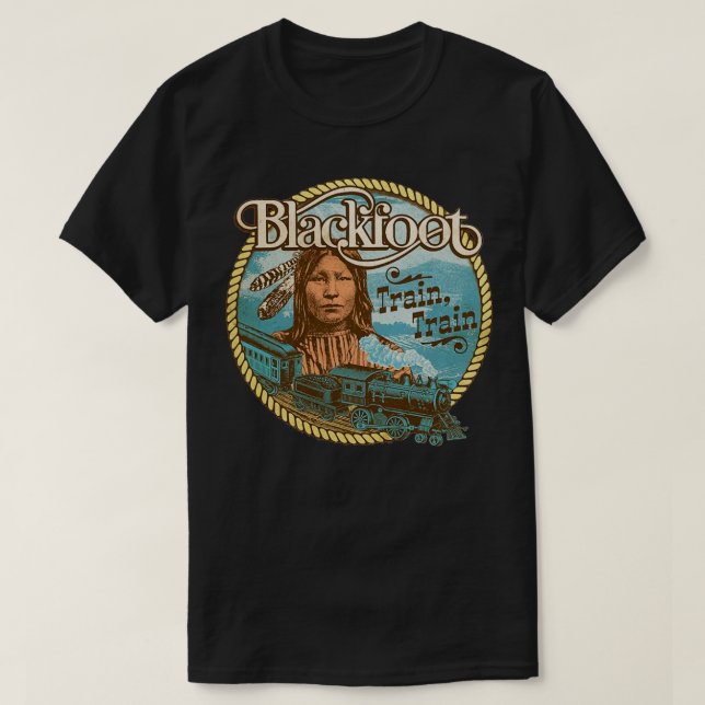 Zug mit Blackfoot 1 T-Shirt (Design vorne)