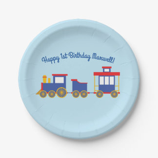 Zug Niedlich Choo-Choo 1. Geburtstag Party Thema Pappteller