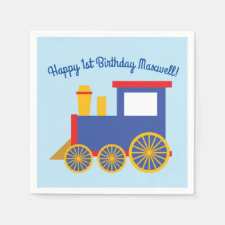 Zug Niedlich Choo-Choo 1. Geburtstag Party Thema Serviette