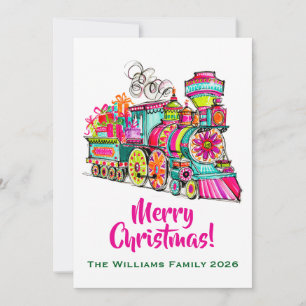 Zug Pink Weihnachten Boho